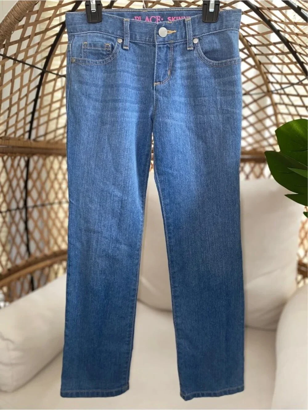 Children’s Place Kids Little Girls Skinny Denim Jeans Pant Size 8